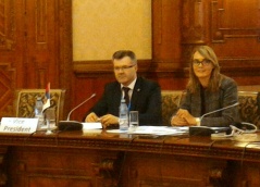 27 November 2015 National Assembly Deputy Speaker and PABSEC Vice-President Igor Becic at the meeting of the PABSEC Bureau and Standing Committee in Bucharest